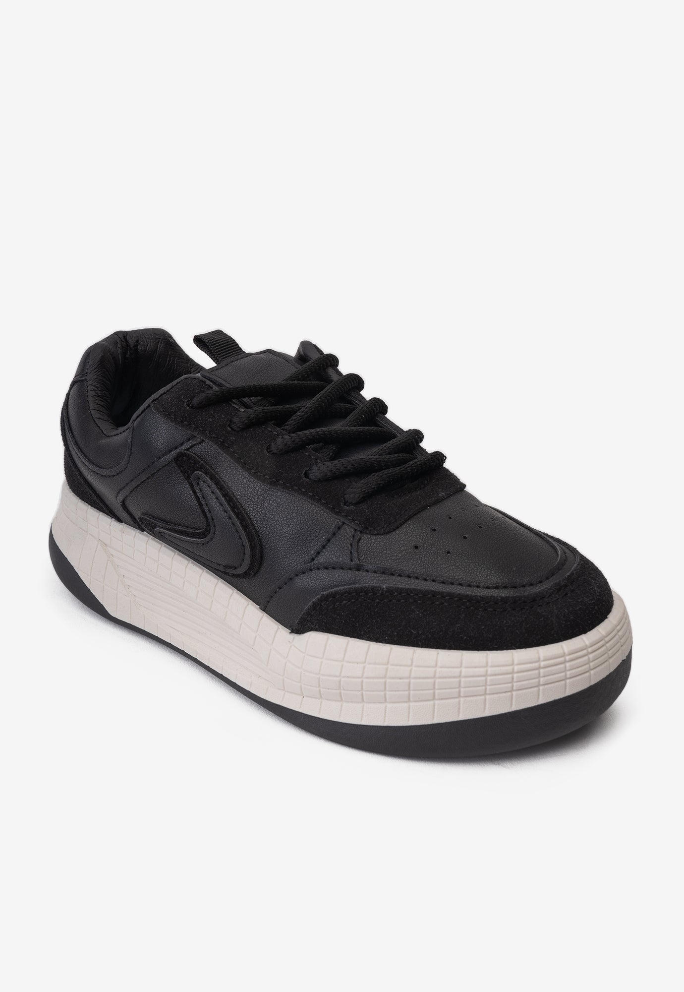 Zapatilla Mujer Negro Beige Sander Boteli Boteli